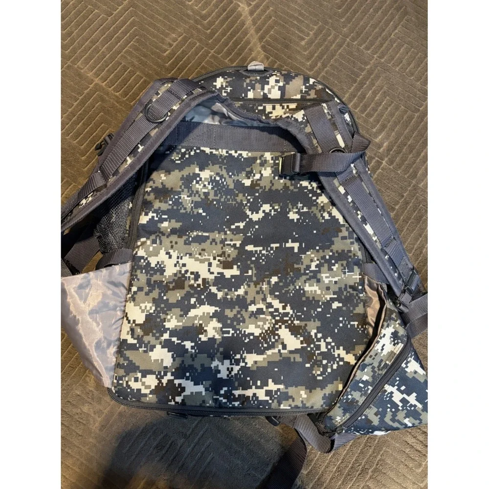 Tactical Backpack Digital Camo Large Military Assault Rucksack Grey Black‎